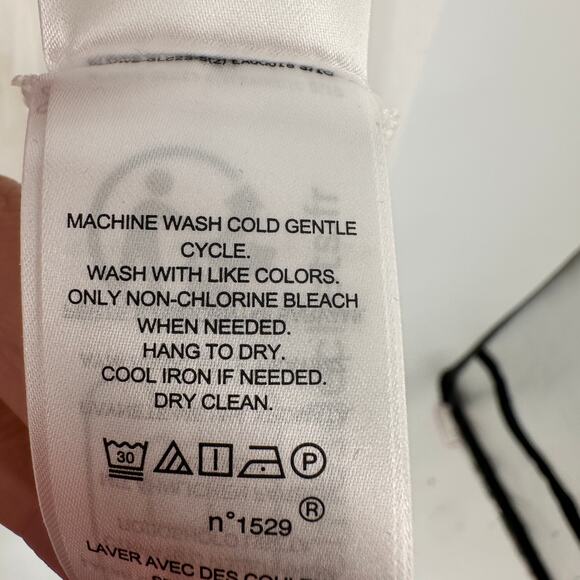 LAUREN RALPH LAUREN White Ruffle Trim Tulle Cardigan // XL - Picture 11 of 12